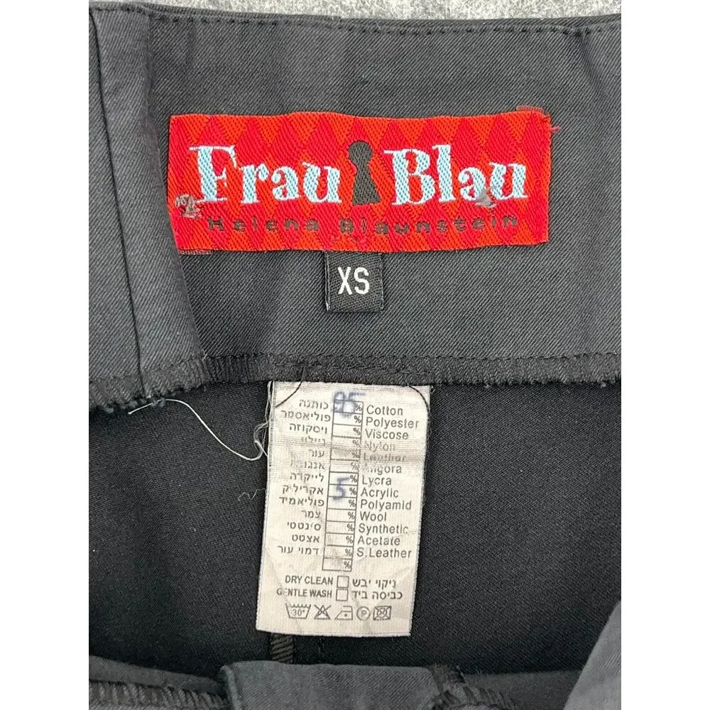Frau Blau Pants Trousers Wide Leg Size XS Y2K Helena Blaunstein - Picture 4 of 4